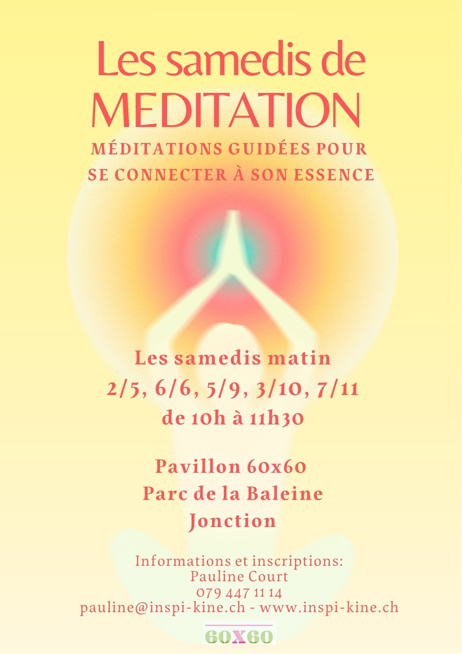 Affiche méditation mai 2026